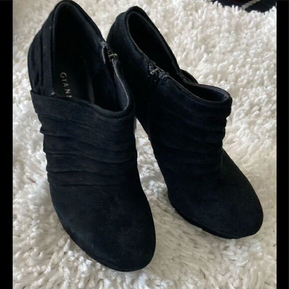 Gianni Bini black heeled booties boots Size 6 - Picture 3 of 6
